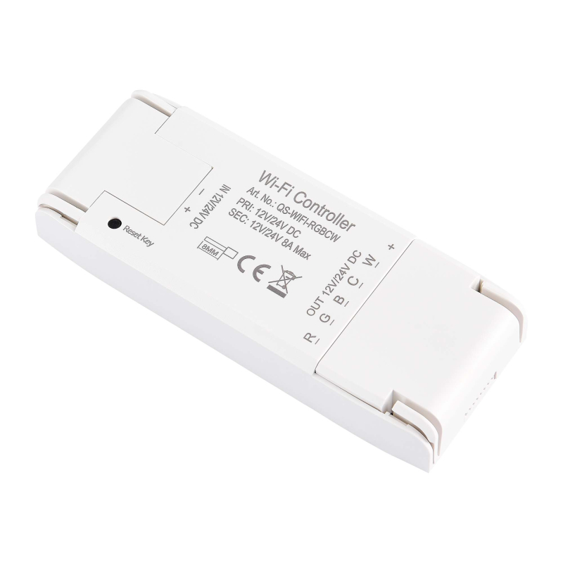 WIFI контроллер RGBCW для светодиодных лент ST Luce Functional 12/24V 8A ST9000.500.01RGBCW в Санкт-Петербурге