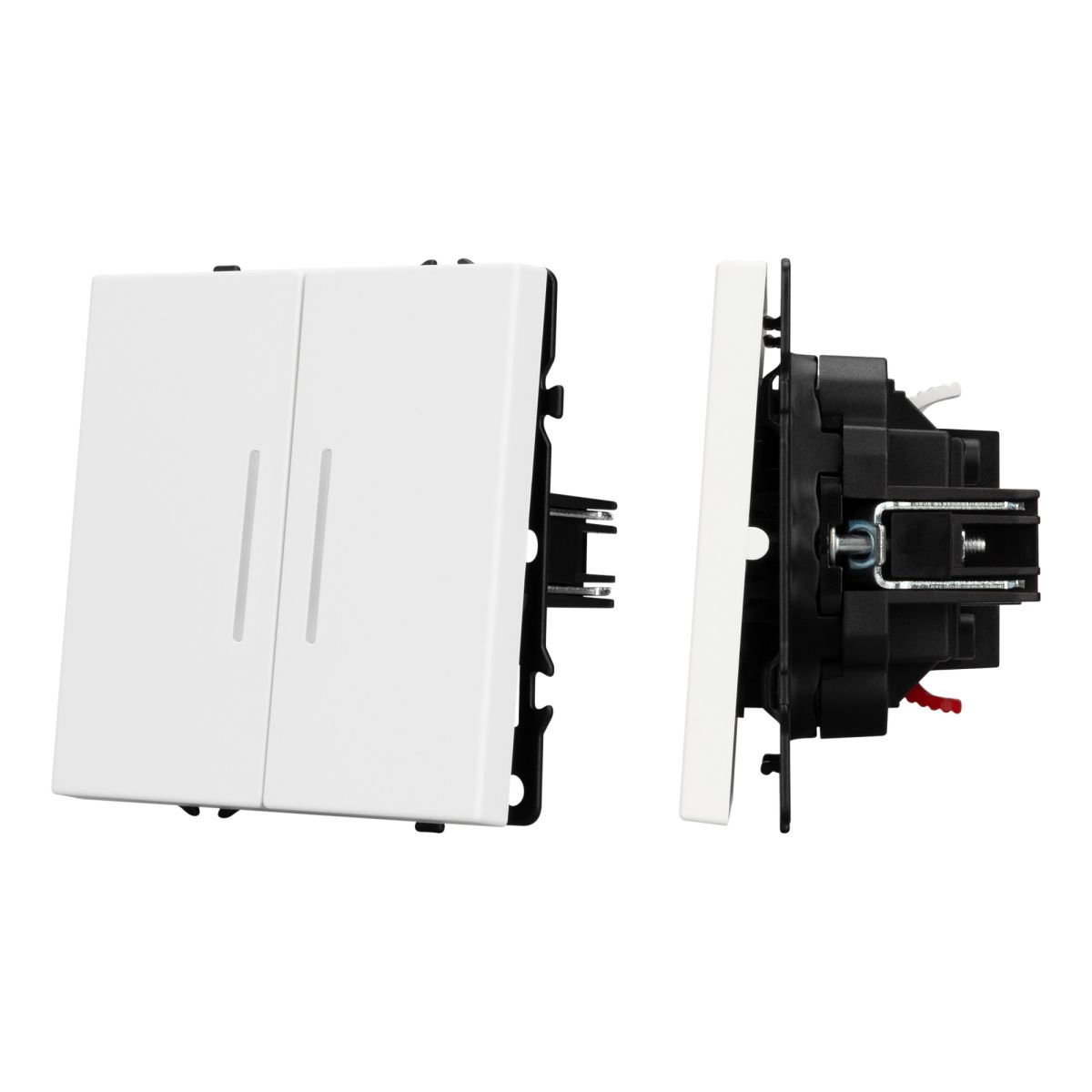 Выключатель проходной 2 кл подсветка софт-тач белый кварц Arlight SWT-MKP2-SFPL-L-WH (250V, 10A) 054240(1) в #REGION_NAME_DECLINE_PP#