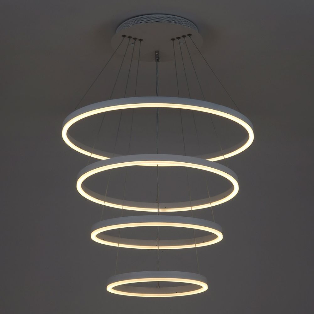 Каскадная люстра LED4U 55000-4 WH в Санкт-Петербурге