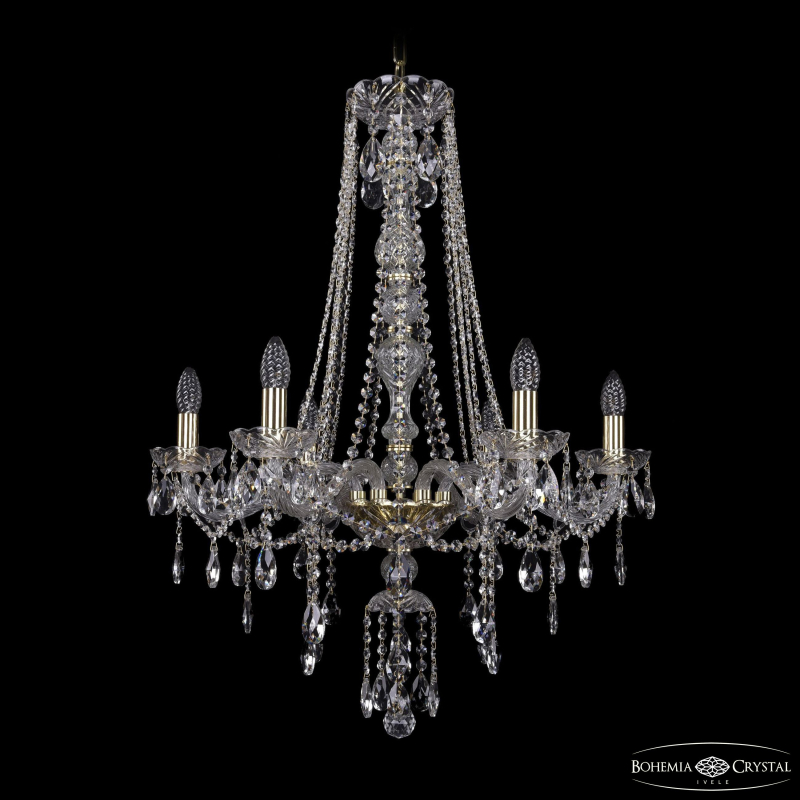 Подвесная люстра Bohemia Ivele Crystal 1415/6/220/h-86 G в Санкт-Петербурге