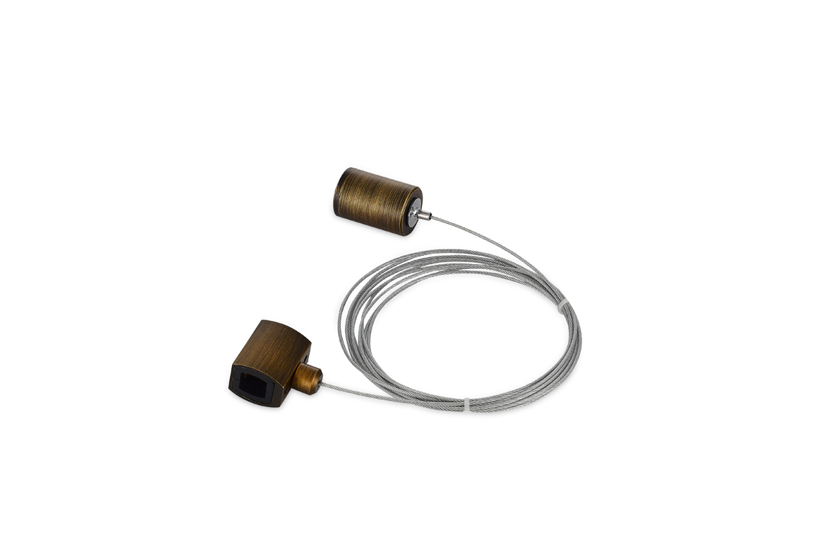 Токопроводящий прямой соединитель Donolux Code 1.2 Connector 180 Suspension BBr DL20224 в #REGION_NAME_DECLINE_PP#