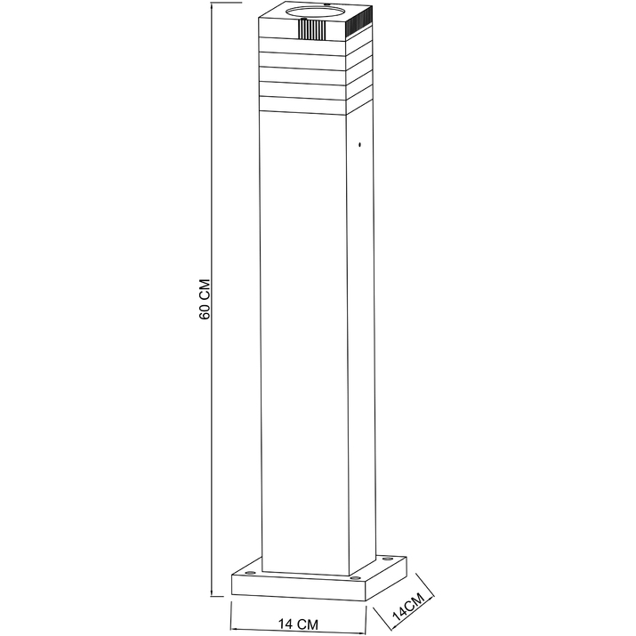 Уличный светильник Arte Lamp Hadar A4421PA-1BK в Санкт-Петербурге