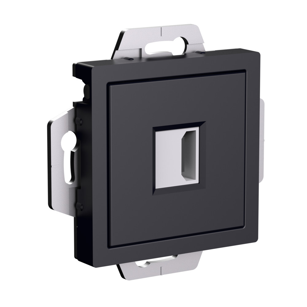 Розетка HDMI Systeme Electric AtlasDesign Карбон механизм ATN001080 в Санкт-Петербурге
