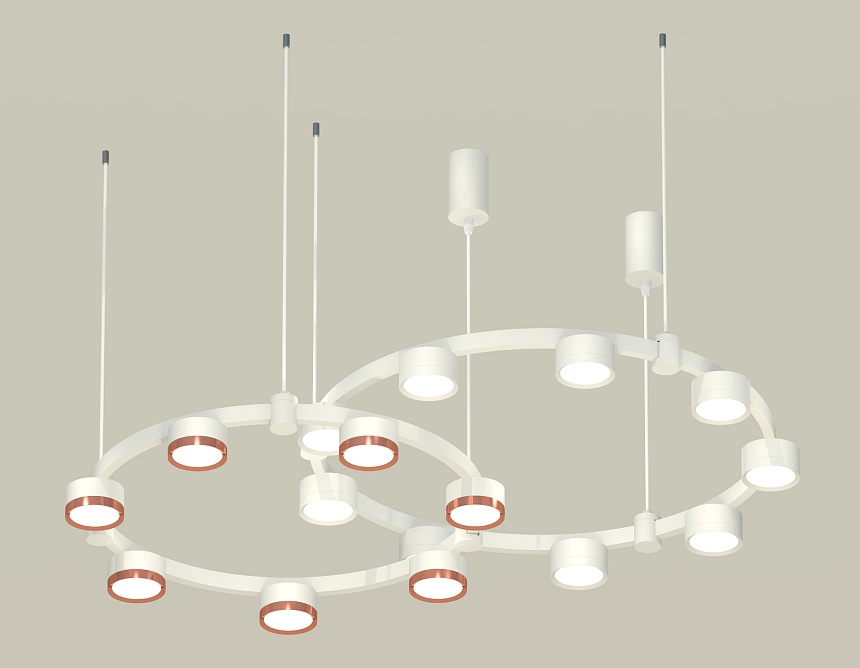 Комплект подвесного светильника Ambrella Light Techno Ring XR92081200 (A9208x2, C9241,C9236,N8112,N8126) в Санкт-Петербурге