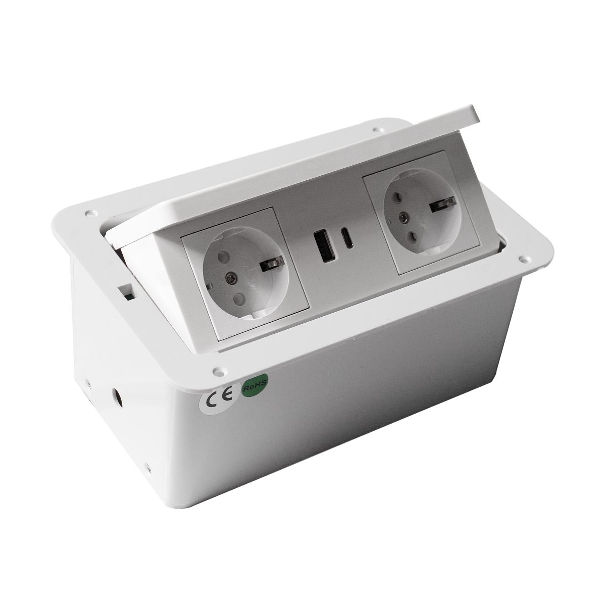 Блок розеток LK-DMS-742 (2 секции полуавтоматический 2 USB беспроводная зарядка) Mebax 00-00002869 в Санкт-Петербурге