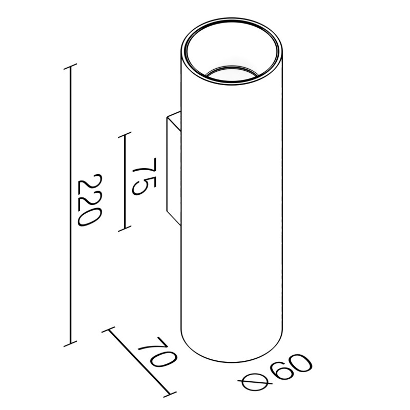 Бра LeDron DannY MINI 2 WS-GU10 w/w 00000013390 в Санкт-Петербурге