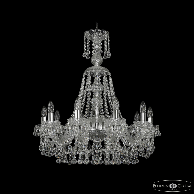 Подвесная люстра Bohemia Ivele Crystal 1409/10/240/XL-75 Ni в Санкт-Петербурге