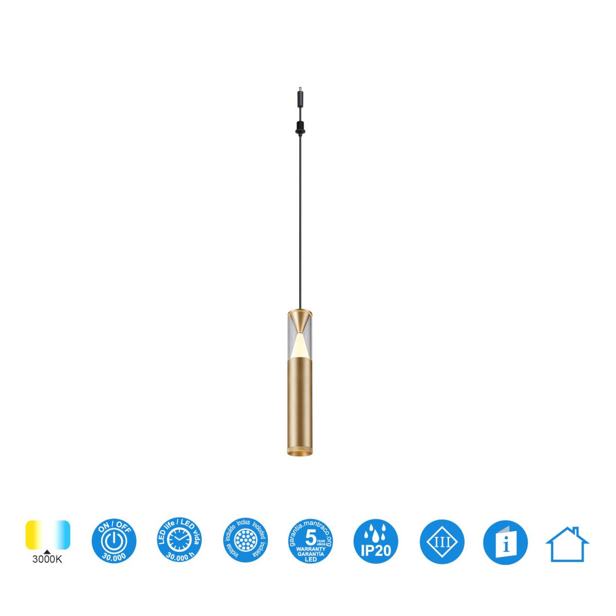 Подвесной модульный светильник без основания Mantra Spark 9327 в Санкт-Петербурге