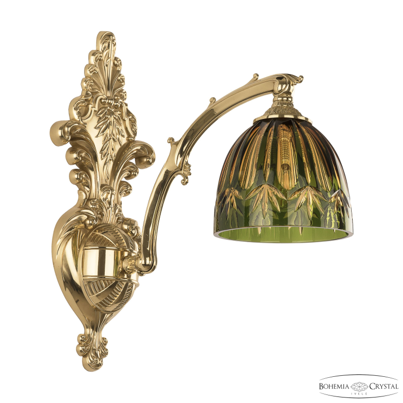 Бра Bohemia Ivele Crystal Verona 7211B15/1/210 G P1 D Amber-Green/H-1I в Санкт-Петербурге