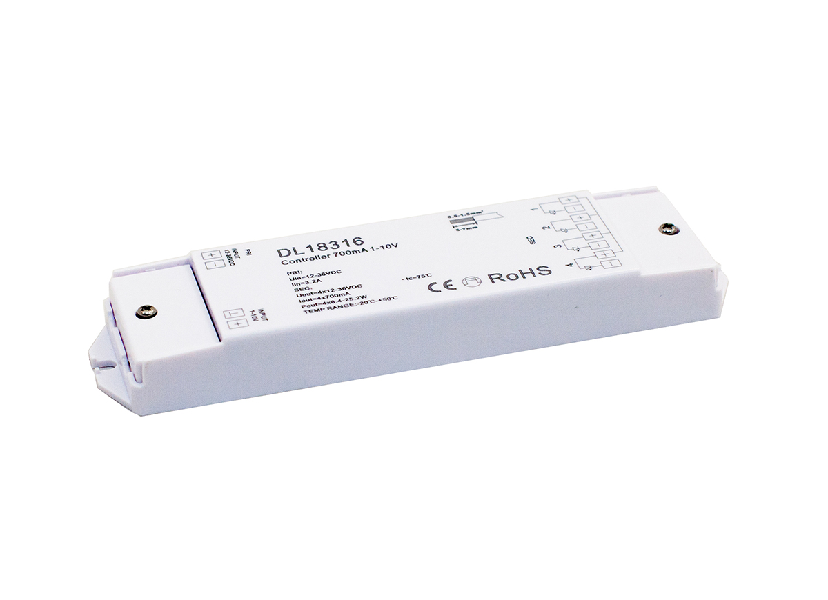 Контроллер Donolux 8,4-25,2Вт 24В 700А IP20 DL18316/controller 700mA 1-10V в Санкт-Петербурге