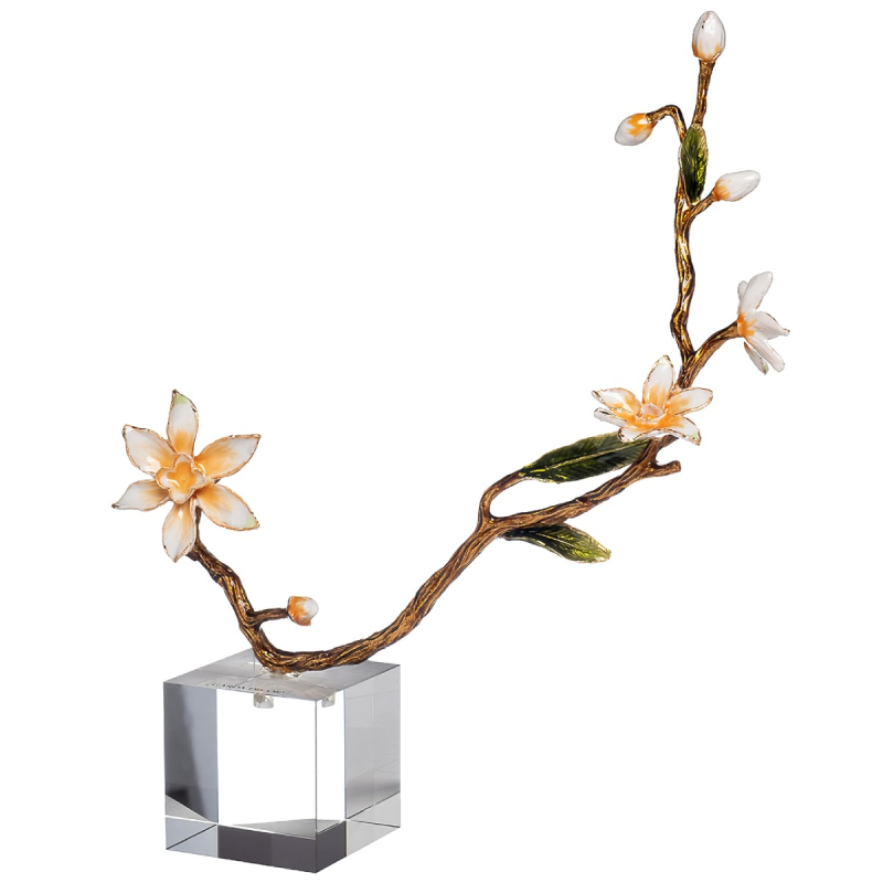 Статуэтка Ветви с розовыми цветами Garda Decor 55RD4373 в Санкт-Петербурге