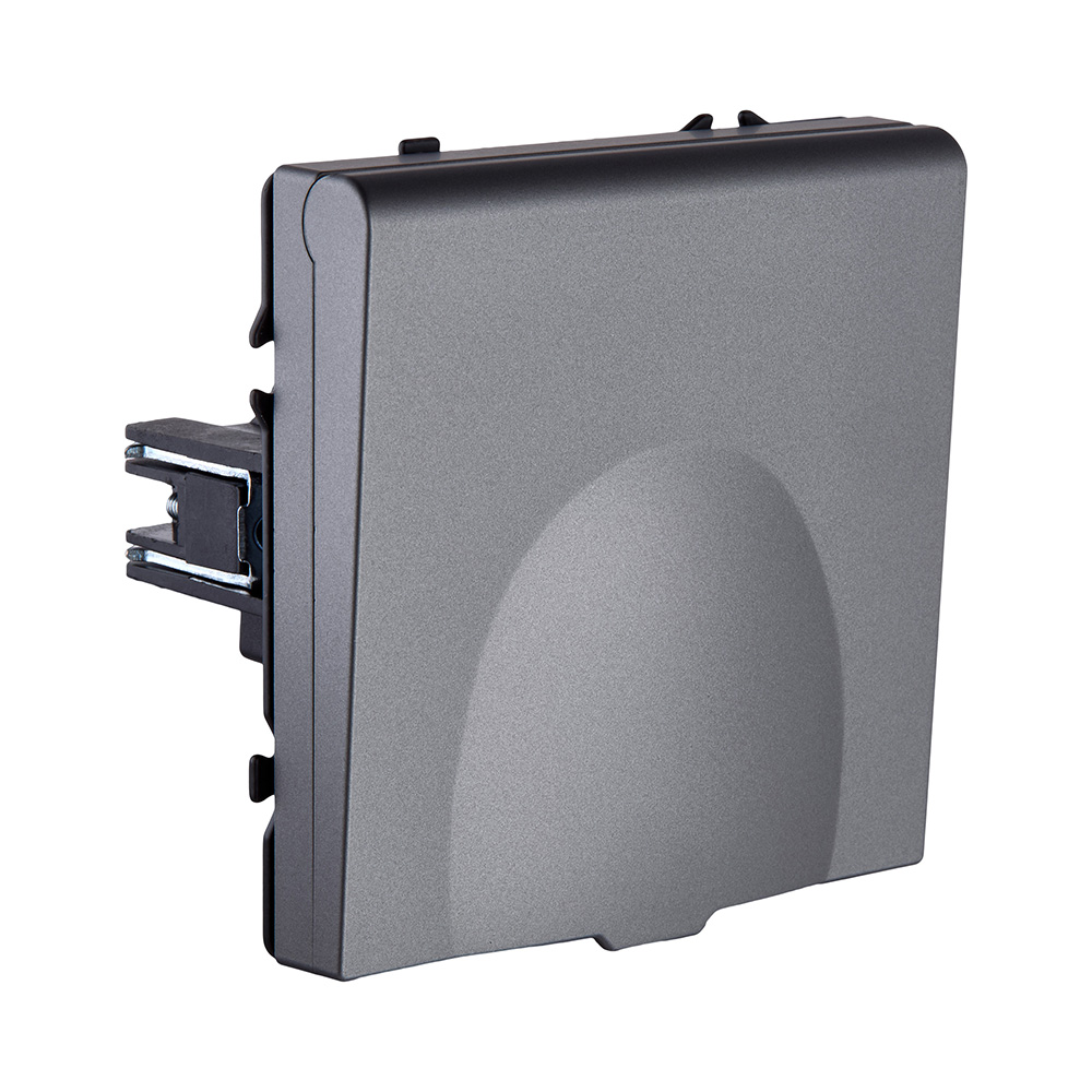 Розетка штепсельная SCHUKO 16A/250 В с крышкой, серый Kollinger Eclipse EC-015GY в #REGION_NAME_DECLINE_PP#