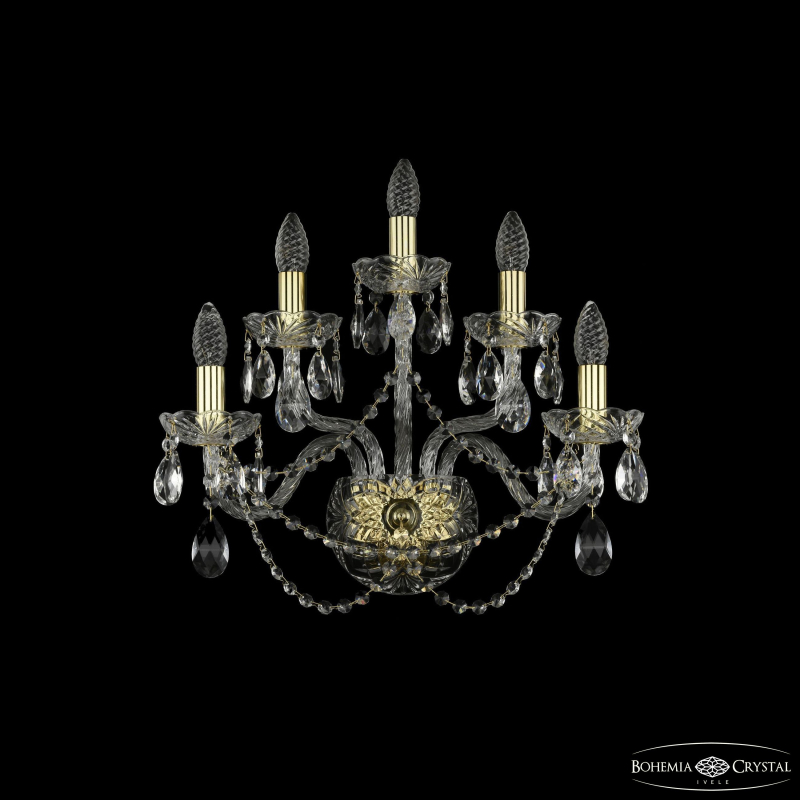 Бра Bohemia Ivele Crystal 1402B/2+2+1/195/XL G в Санкт-Петербурге