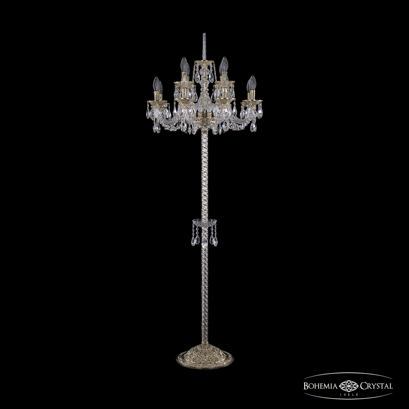 Торшер Bohemia Ivele Crystal 16102T9/8+4/195-165 G в Санкт-Петербурге