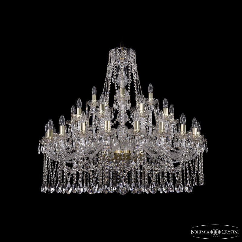 Подвесная люстра Bohemia Ivele Crystal 1413/20+10+5/360 G в Санкт-Петербурге