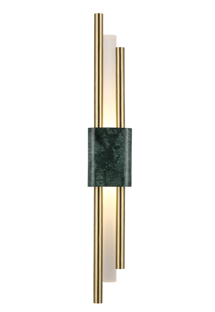 Настенный светильник Crystal Lux CARTA AP6W LED GREEN/BRASS в Санкт-Петербурге