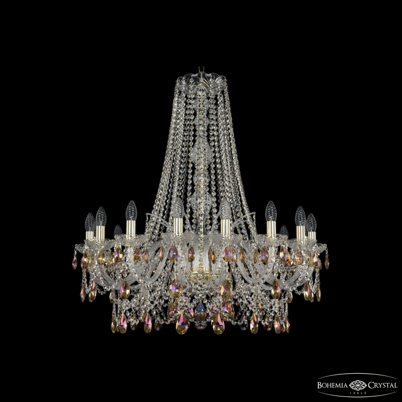 Подвесная люстра Bohemia Ivele Crystal 1411/16/300/h-90 G K777 в Санкт-Петербурге