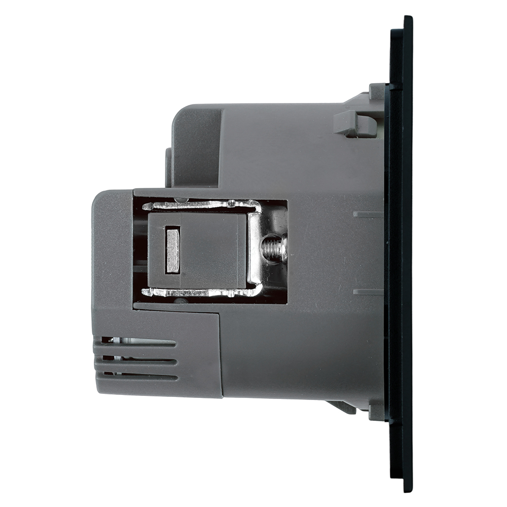 Розетка 1-местная з/ш с/з 16А + USB + Type C (механизм) Stekker Мия 250В 20W RST16-3119-05 черный бархат 50452 в #REGION_NAME_DECLINE_PP#