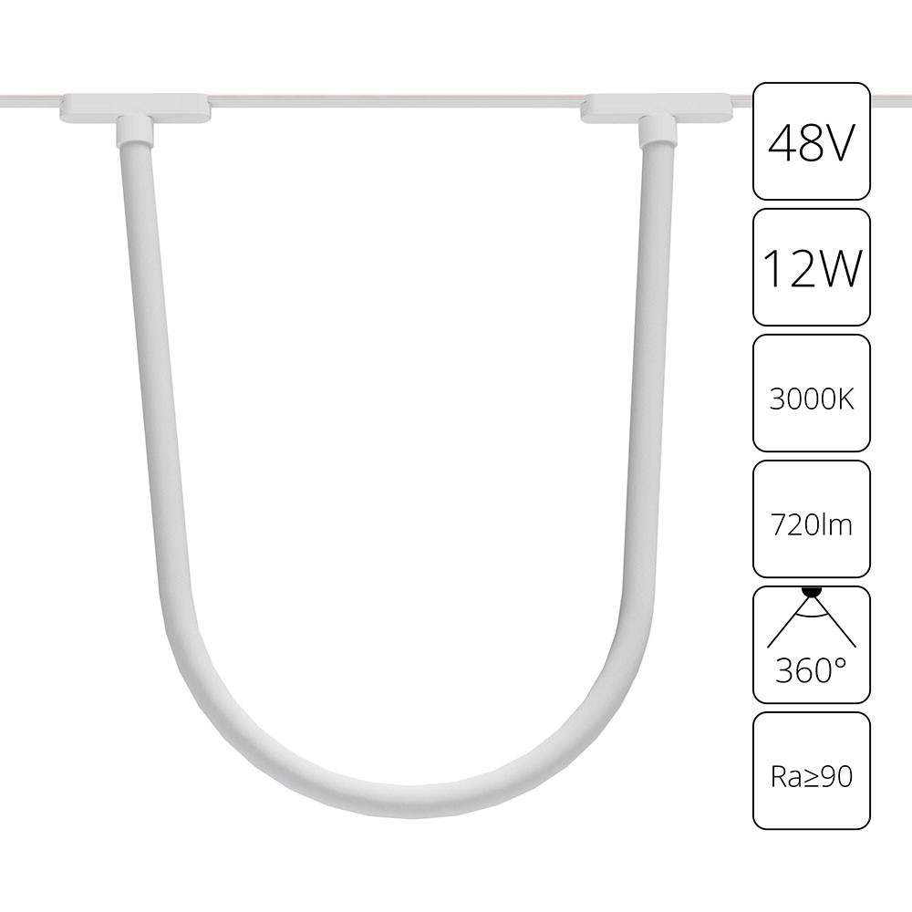 Трековый магнитный светильник Arte Lamp Rapid A1167PL-1WH в Санкт-Петербурге