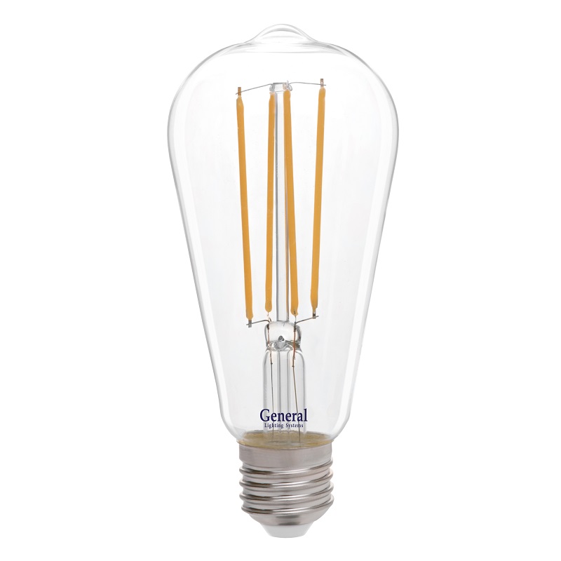 Филаментная светодиодная лампа General GLDEN-ST64S-10-230-E27-4500 655305 в Санкт-Петербурге