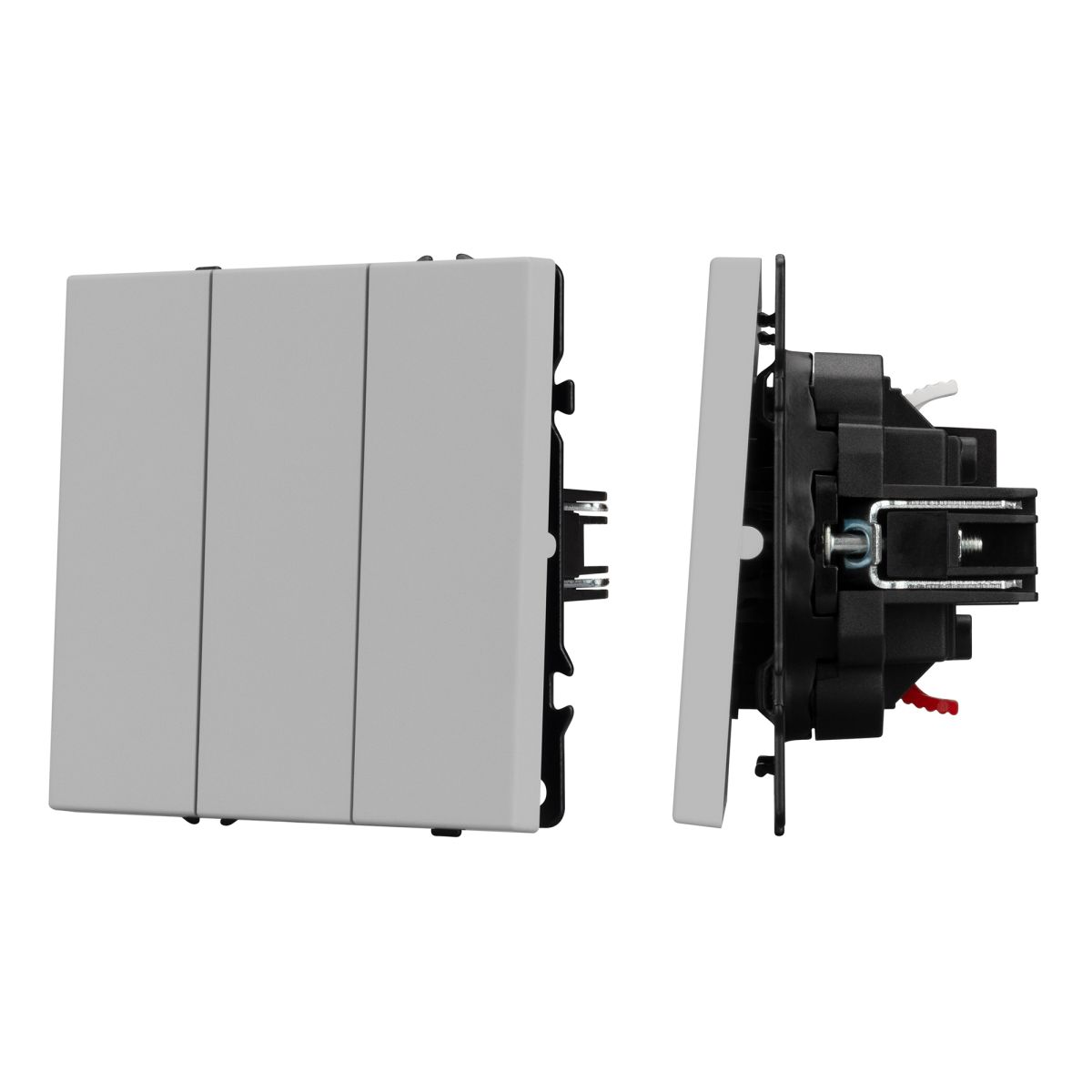 Механизм выключателя трехклавишный непроходной Arlight SWT-NOBE-MK03-SFPL-IS (230V, 10A) (Никель) 061800 в Санкт-Петербурге