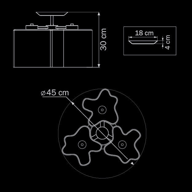Потолочная люстра Lightstar Nubi 802030 УЦ в #REGION_NAME_DECLINE_PP#