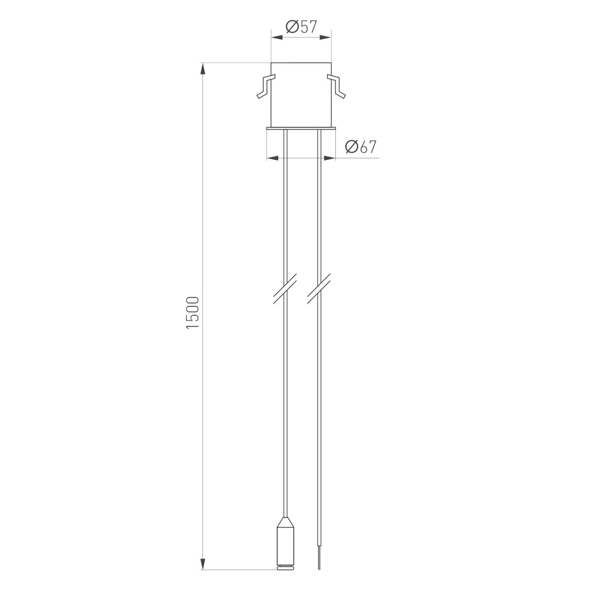 Потолочная чаша Arlight MAG-ORIENT-CANOPY-BUILT-POWER-L1500 (WH) (Металл) 062961 в Санкт-Петербурге
