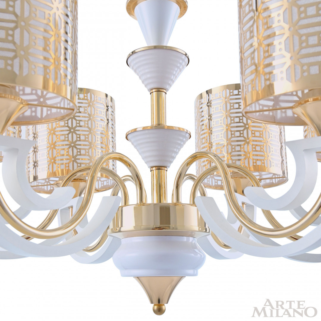 Подвесная люстра Arte Milano Florentia-8857 308857/6 Wh/Gd в Санкт-Петербурге