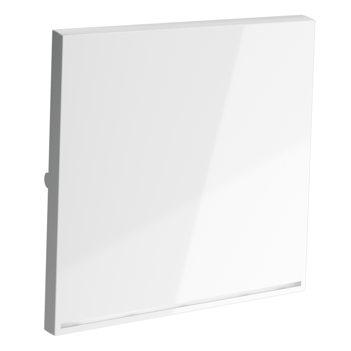 Клавиша для выключателя/переключателя одноклавишного с подсветкой Voltum S70 (белый глянцевый) VLS000201 в #REGION_NAME_DECLINE_PP#