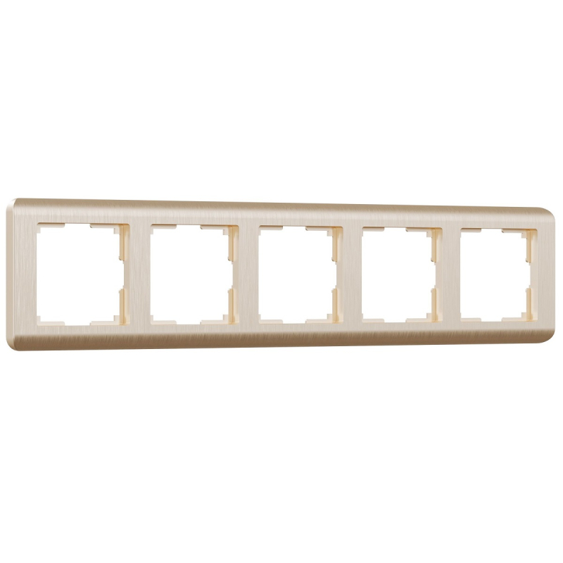 Рамка на 5 постов Werkel Stream шампань W0052111 4690389162527 в #REGION_NAME_DECLINE_PP#