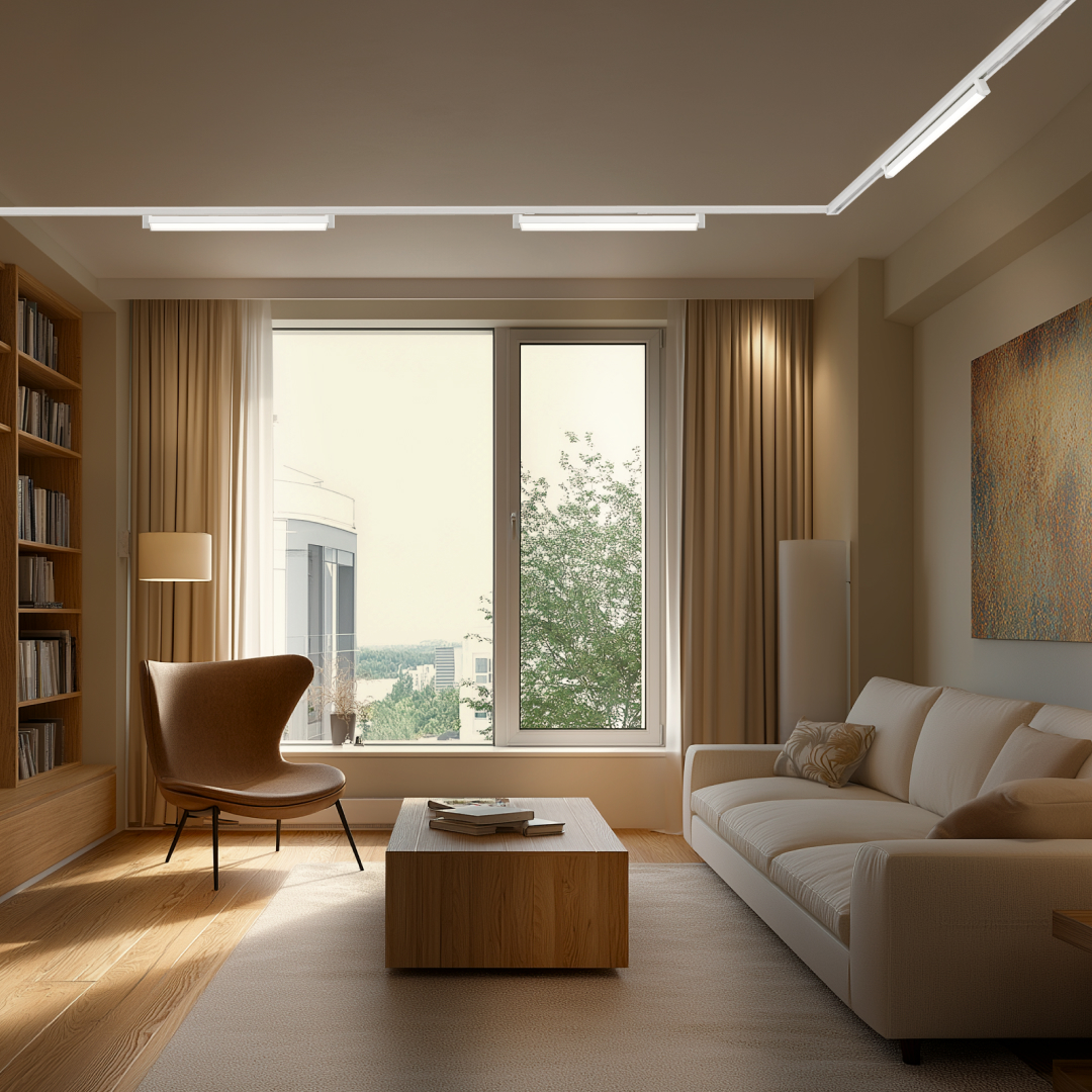 Шинопровод однофазный накладной/подвесной Apeyron в комплекте крепёж, токоввод, заглушка R45-07 в #REGION_NAME_DECLINE_PP#