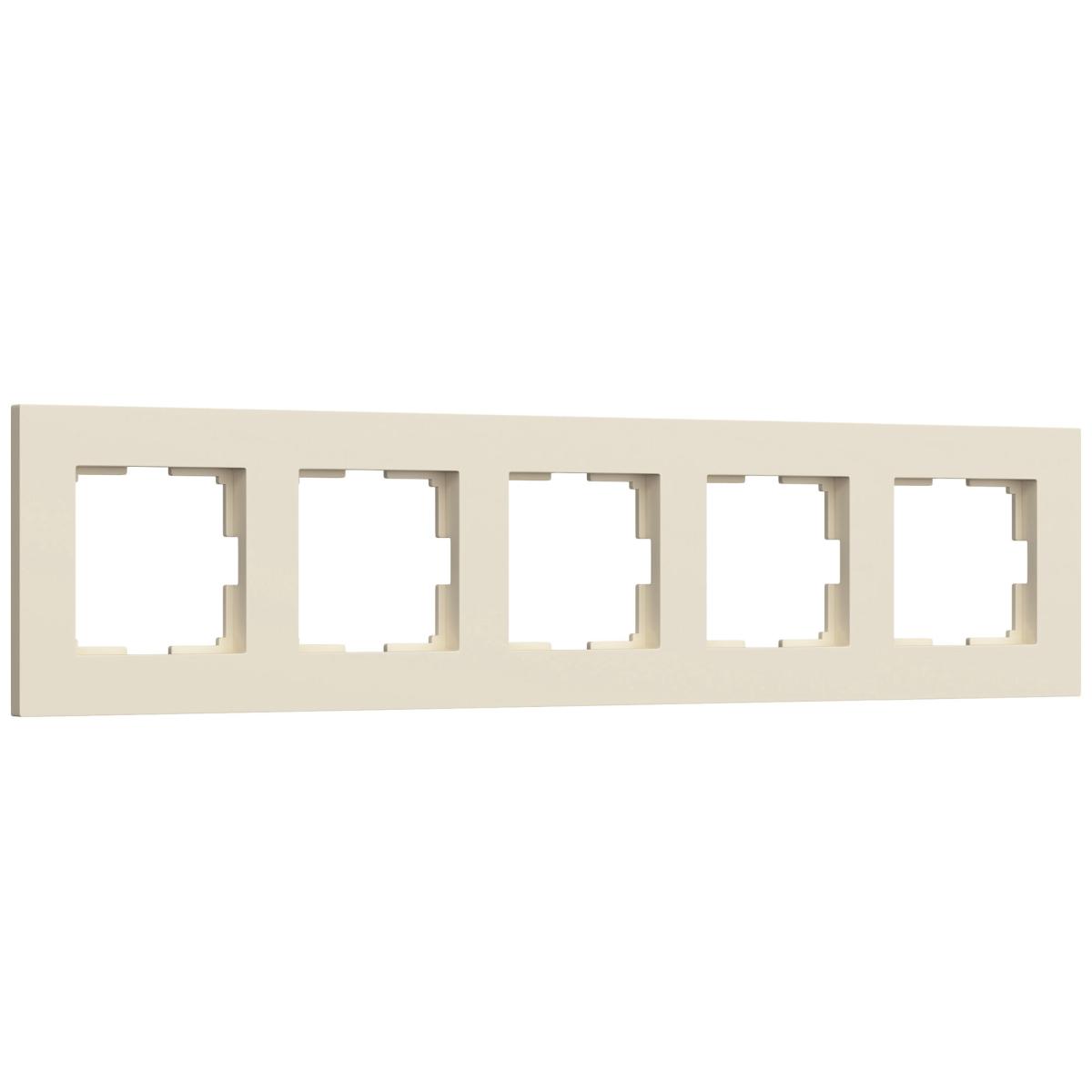 Рамка на 5 постов Werkel Slab (айвори софт) W0052962 4690389207938 a067787 в Санкт-Петербурге