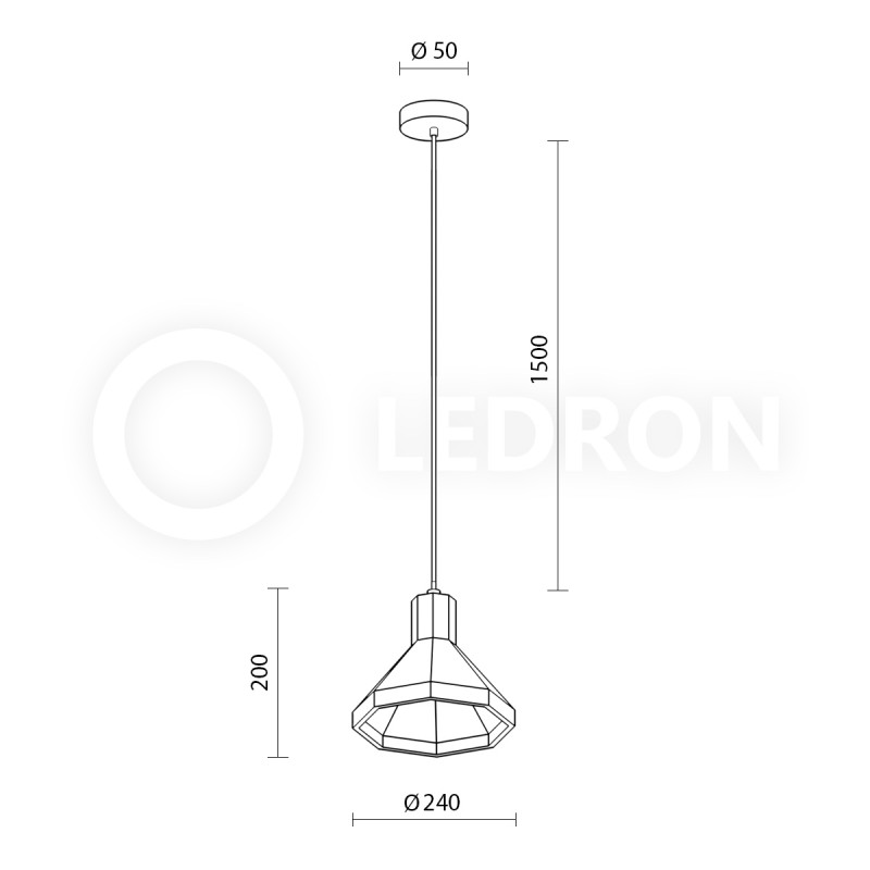 Подвесной светильник LeDron 2516C 00000013330 в Санкт-Петербурге