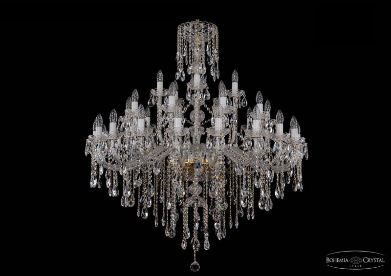 Подвесная люстра Bohemia Ivele Crystal 1415/20+10+5/400-128/G в Санкт-Петербурге