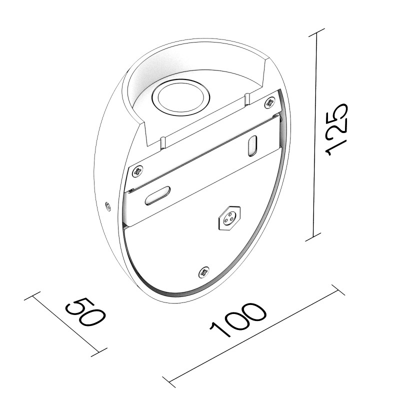 Бра LED LeDron WWF1106-C-WW IP65 Белый 00000013674 в Санкт-Петербурге