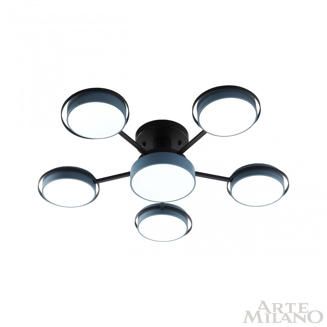 Потолочная люстра Arte Milano Ferrara 250406/5+1 Gr в Санкт-Петербурге