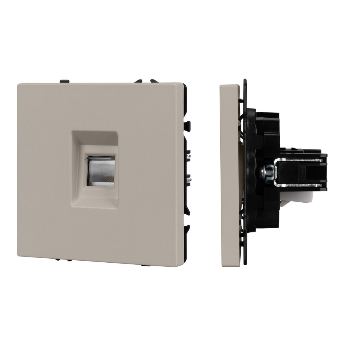 Розетка компьютерная софт-тач кашемир Arlight SCT-MPC1-SFPL-CA (RJ-45, CAT6) 059438(1) в Санкт-Петербурге
