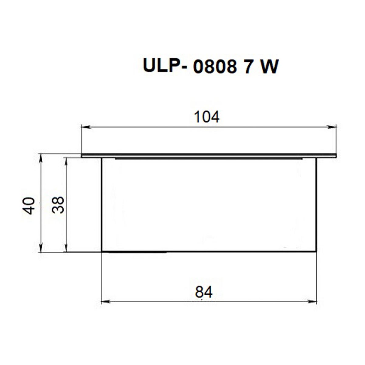 Встраиваемый светильник Uniel ULP-0808 7W/4000К IP40 GRILYATO OPAL WHITE UL-00012805 в Санкт-Петербурге