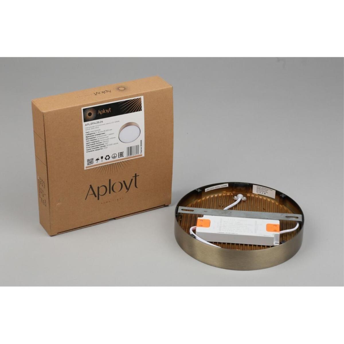 Потолочный светильник Aployt Evon APL.0114.29.24 в #REGION_NAME_DECLINE_PP#