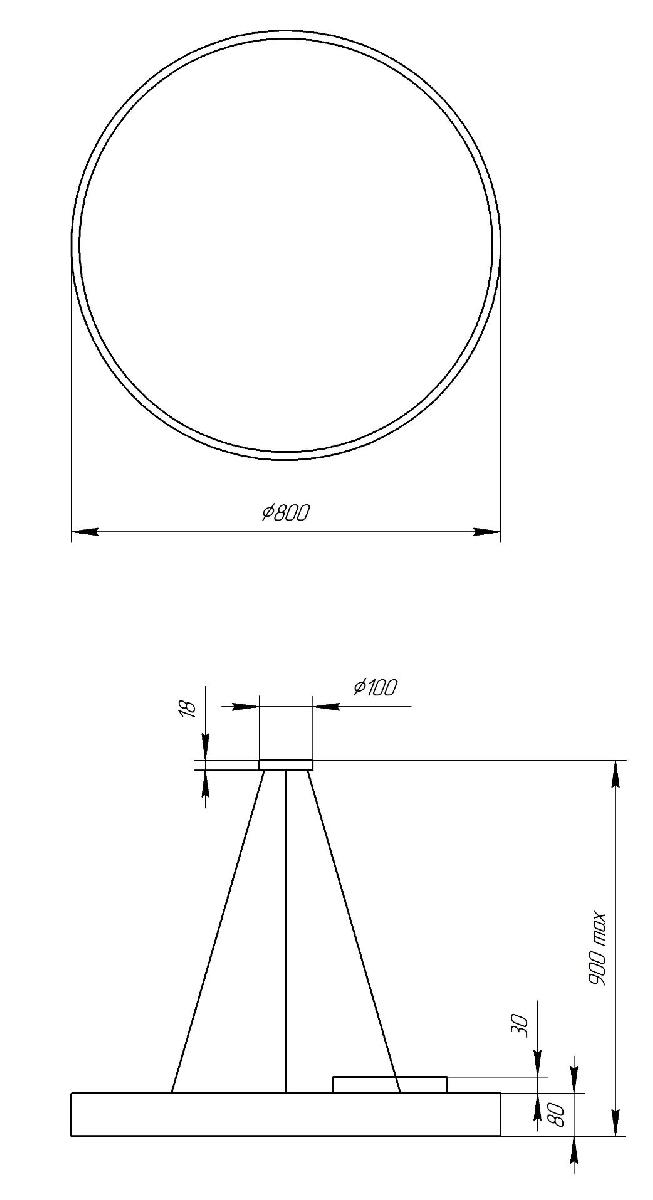 Подвесной светильник Эра Geometria SPO-132-W-40K-088 Б0050560 в Санкт-Петербурге