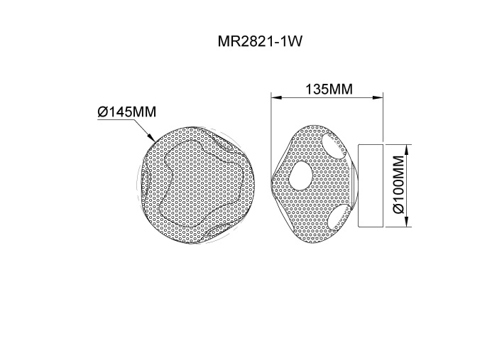 Настенный светильник MyFar Асмунд MR2821-1W в Санкт-Петербурге