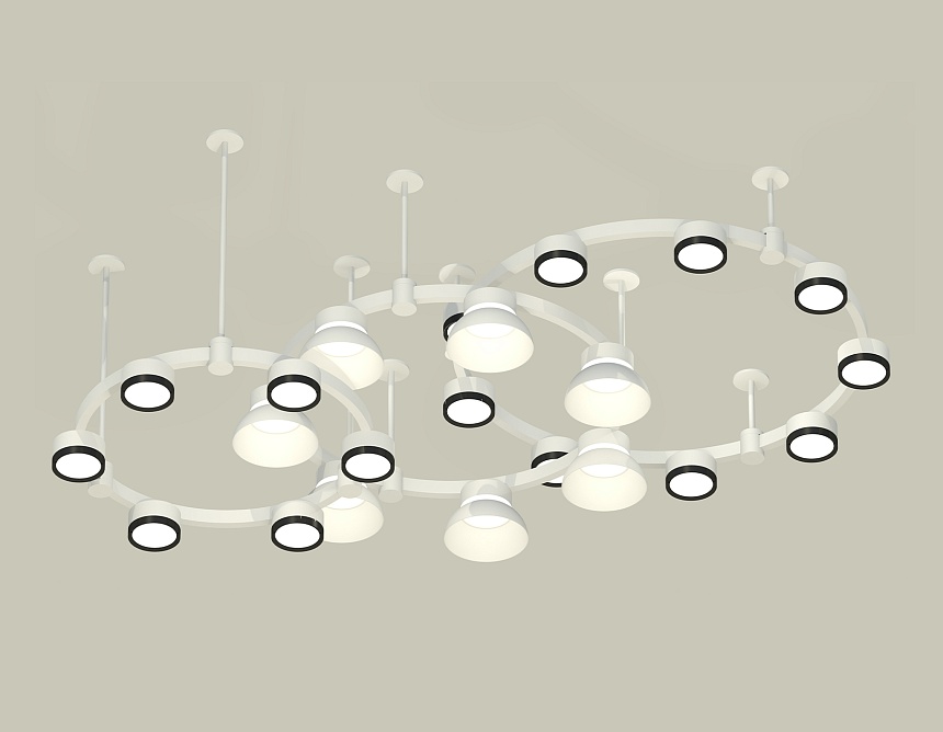 Комплект подвесного светильника Ambrella Light Techno Ring XR92212010 (A9221, A9226, C9241, C9232, C9236, C9231, N8140, N8113) в Санкт-Петербурге