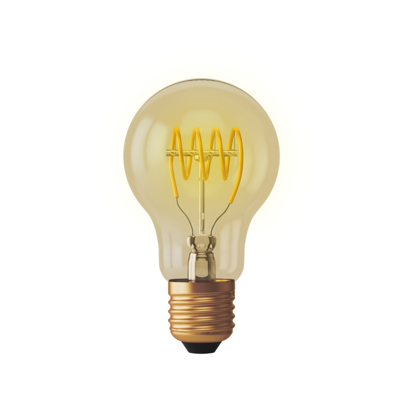 Лампа светодиодная диммируемая Voltega E27 4W 2800К груша прозрачная VG10-A60GE27warm4W-FB 7078 в #REGION_NAME_DECLINE_PP#