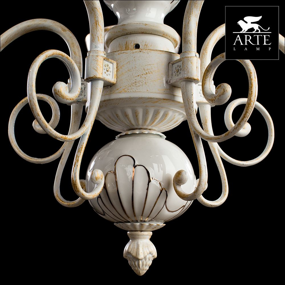 Подвесная люстра Arte Lamp Lucia A9594LM-5WG в Санкт-Петербурге