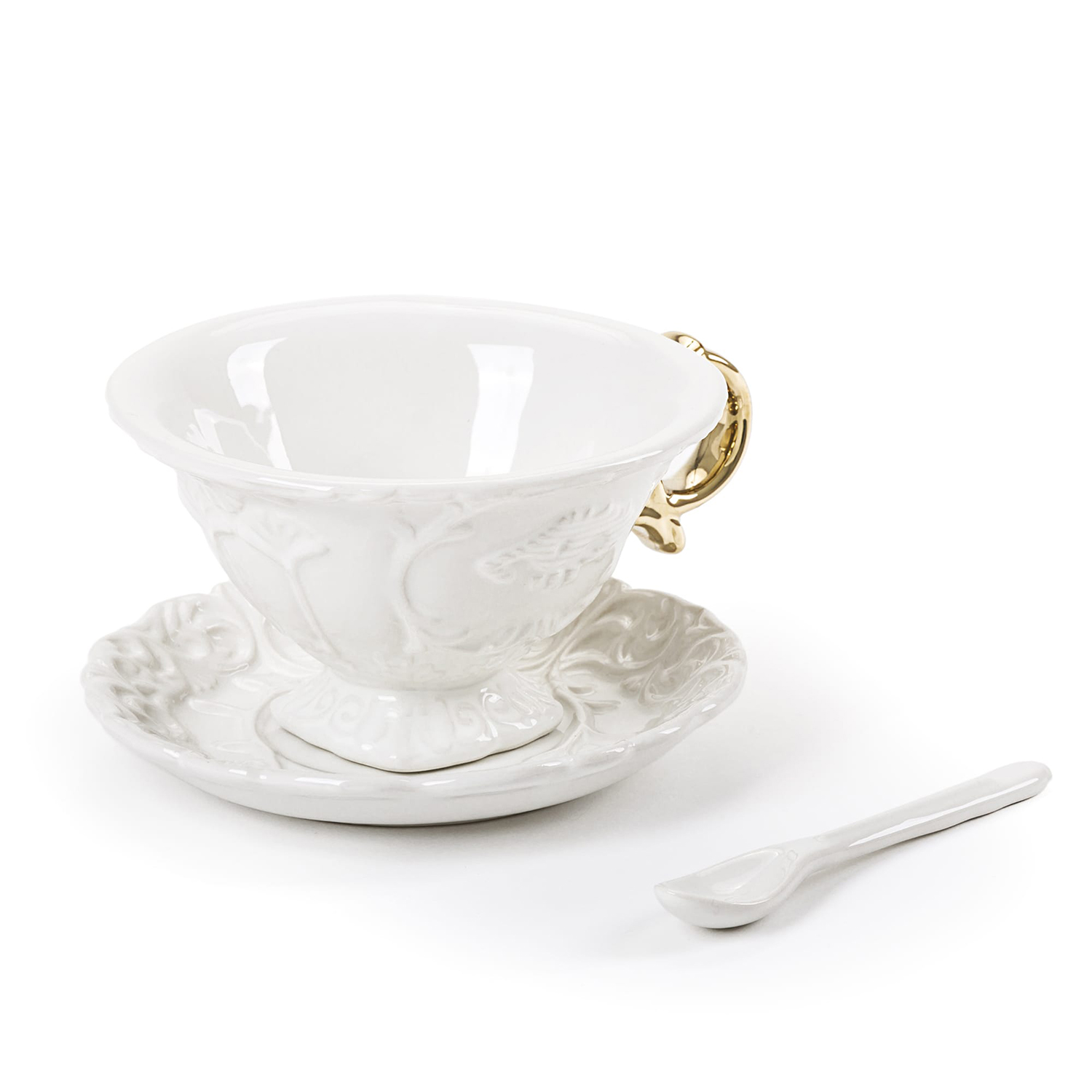 Блюдце с чашкой I-Tea Seletti I-Wares Gold 9868 в Санкт-Петербурге