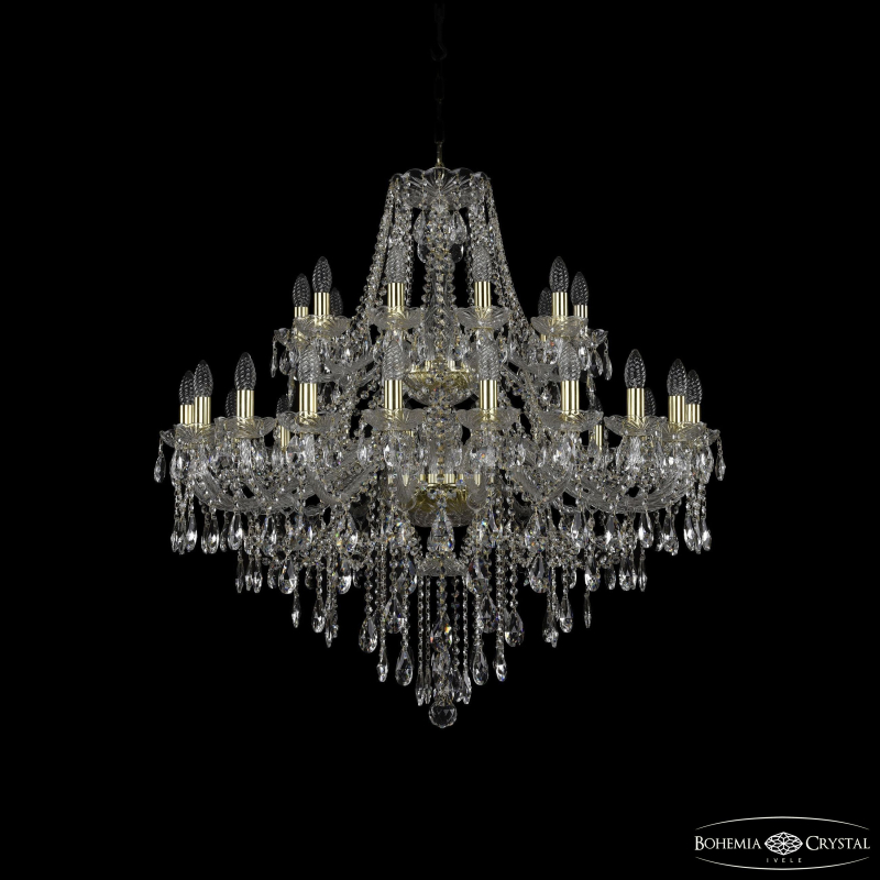 Подвесная люстра Bohemia Ivele Crystal 1415/20+10/360/2d G в Санкт-Петербурге