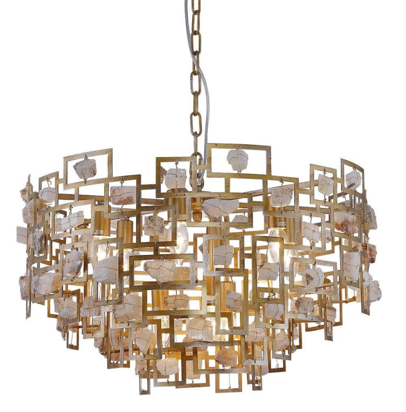 Подвесная люстра Crystal Lux Diego SP9 D600 Gold в Санкт-Петербурге