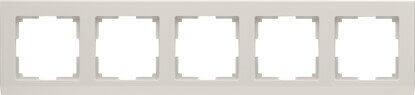 Рамка Werkel Stark на 5 постов слоновая кость WL04-Frame-05-ivory 4690389059360 в Санкт-Петербурге
