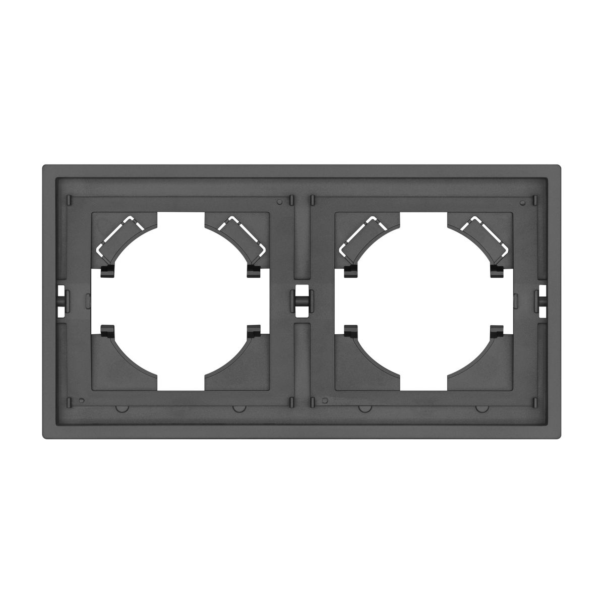 Рамка пластиковая на 2 поста Arlight FRM-TENDO-SFPL-2-GR 054648 в Санкт-Петербурге