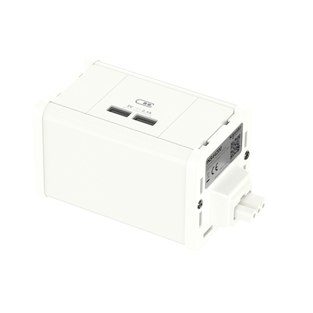 Удлинитель 2xUSB Schneider Electric Unica INS44200 в Санкт-Петербурге